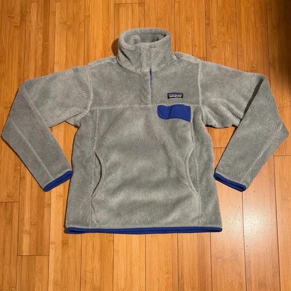 Patagonia Snap T Fleece Pullover Grey Blue Size S - Picture 2 of 14
